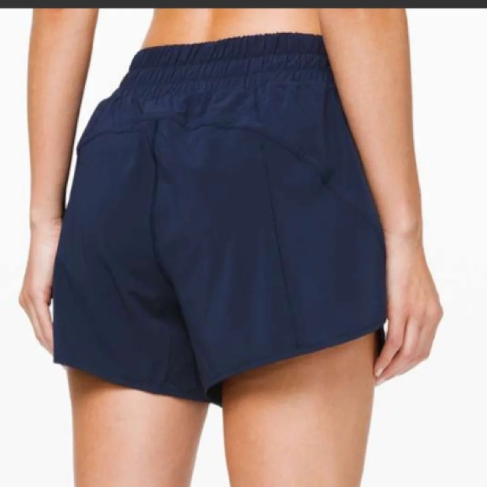 NWT Lululemon Lined Mid Rise Track That Short *5" True Navy Size 4 - Picture 9 of 11